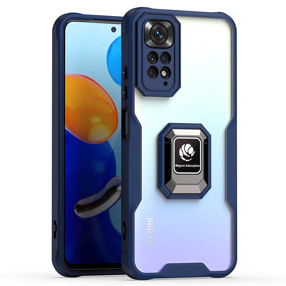 Protective Phone Cover For Xiaomi Redmi Note 11 4G (Qualcomm) Redmi Note 11S 4G Ring Kickstand Soft TPU Acrylic Anti-drop Case Built-in Magnetic Metal Sheet Protective Phone Cover For Xiaomi Redmi Note 11 4G (Qualcomm) Redmi Note 11S 4G Ring Kickstand Soft TPU Acrylic Anti-drop Case Built-in Magnetic Metal Sheet